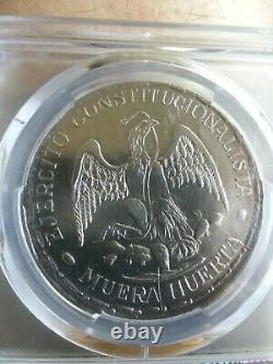 1914 Mexico un peso MUERA HUERTA Revolution coin! Scarce Variety PLAIN EDGE