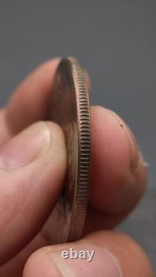 1914 Republic China 3Year Yuan Shih Kai Portrait Silver Dollar Coin 1Yuan Money