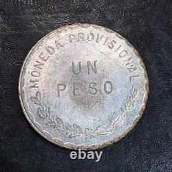 1915 Oaxaca Mexico Revolution 1 Peso 4th Bust #R718