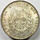 1917 Au Uruguay Un Peso Silver Republica Oriental World Coin Item #21855