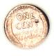 1917-p Lincoln Cent Error On Reverse Inb Certification Number 2213763358