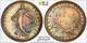 1919 France Silver Franc Km-844.1 Pcgs Ms-64 (toned) Wow