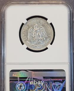 1919 Mexico Silver 50 Centavos. 720 Fine Ngc Ms 61 Scarce Key Date