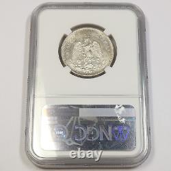 1919 Mo NGC MS64 MEXICO Silver 50C Fifty Centavos Coin #43475A