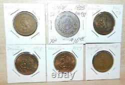 1919 to 1960 Collection of Mexican NON-SILVER coins 1-5c, 1-10c, 17-20 centavos