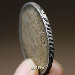 1920 Republic China 9Year Yuan Shih Kai Portrait Silver Dollar Coin 1Yuan Money