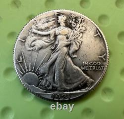 1921-D Obverse Walking Liberty