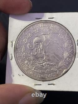 1921 Mexico 2 Pesos Silver Coin Winged Victory