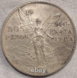 1921 Mexico Dos Pesos AU Details (cleaned)