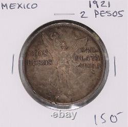 1921 Mexico Dos Pesos Winged Victory (CS)