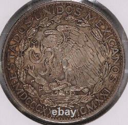 1921 Mexico Dos Pesos Winged Victory (CS)