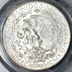 1921 PCGS UNC Mexico 2 Dos Pesos Independence Centennial Silver Coin (25032801C)
