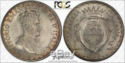 1925-L Italian Somaliland 5 Lira PCGS MS65 GEM UNC World Silver Coin