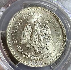 1925 Mexico Peso Key Date Silver Coin Pcgs Ms64