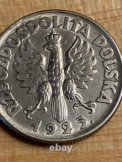 1925 Poland 2 Zlote Silver Coins London Mint AU-UNC Details Estate Coin
