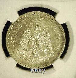 1927 Mexico Silver Peso Ngc Ms64 (1649)