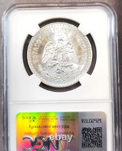 1932 Mexico Silver 1 Peso Open 9 Ngc Ms 66 Scarce Bright Beautiful Gem Coin
