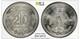1937 M Mexico 20 Centavos Silver Coin Pcgs Ms67