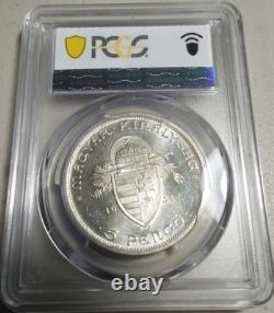 1938-bp St. Stephan Hungary Choice Ngc Ms63 Frosty Cameo Rare R5 Highest-grades