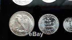 1941- P-d & S World War 2 Era Us Silver Mint Set Choice To Gem Bu Coins Look
