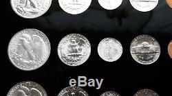 1942- P-d & S World War 2 Era Us Silver Mint Set Choice To Gem Bu Coins Look