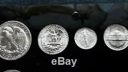 1942- P-d & S World War 2 Era Us Silver Mint Set Choice To Gem Bu Coins Look