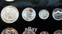 1943- P-d & S World War 2 Era Us Silver Mint Set Choice To Gem Bu Coins Look