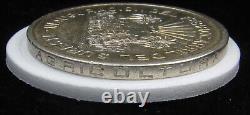 1950 MO Mexico Silver 5 Pesos. Southeastern Railroad Ferrocarril KM$466 BU