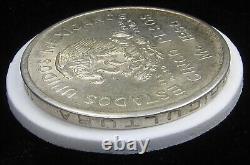 1950 MO Mexico Silver 5 Pesos. Southeastern Railroad Ferrocarril KM$466 BU