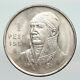 1950 Mo Mexico Independence Hero Jose Maria Morelos Old Silver Peso Coin I91204