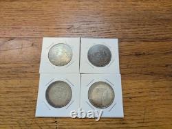 1953 80% Silver 2 Denmark Kroner Lot. Nice toning! Free shipping