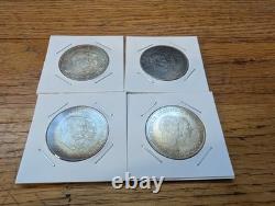 1953 80% Silver 2 Denmark Kroner Lot. Nice toning! Free shipping