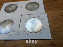 1953 80% Silver 2 Denmark Kroner Lot. Nice toning! Free shipping