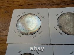 1953 80% Silver 2 Denmark Kroner Lot. Nice toning! Free shipping