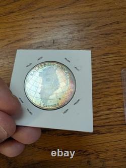 1953 80% Silver 2 Denmark Kroner Lot. Nice toning! Free shipping