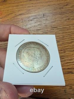 1953 80% Silver 2 Denmark Kroner Lot. Nice toning! Free shipping