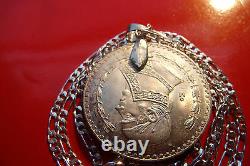 1957-1967 Mexican Silver Eagle Peso Pendant on a 30 925 Sterling Silver Chain