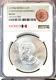 1957 Mexico Silver 10 Pesos Constitution Centennial Ngc Ms 64 Scarce Bright Bu