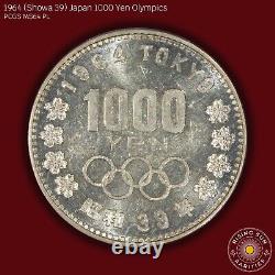 1964 (Showa 39) Japan 1000 Yen Olympics Prooflike PCGS MS64 PL SEE VIDEO