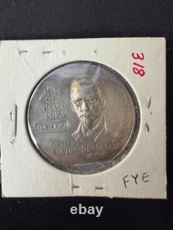 1966 Mexico Silver Grove 947a Dellgado Theatre 100th Medal Ltd. No. 0269