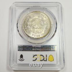 1966 Mo PCGS MS67 TOP POP MEXICO Silver Un Peso Coin KM-459 #52121A