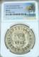 1967 Anguilla Silver 1 Dollar Counter Struck On Mexico 1952 5 Pesos Ngc Ms 61