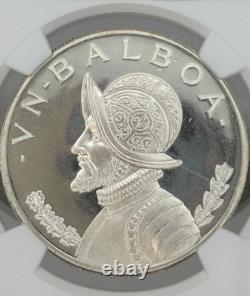 1967 Panama Balboa PF 68 Ultra Cameo NGC Certified