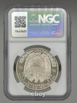 1967 Panama Balboa PF 68 Ultra Cameo NGC Certified
