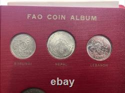 1968 FAO Coin Album Emissions Numismatiques Monedas Inspiradas 36 Coin Album
