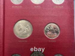 1968 FAO Coin Album Emissions Numismatiques Monedas Inspiradas 36 Coin Album