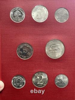 1968 FAO Coin Album Emissions Numismatiques Monedas Inspiradas 36 Coin Album