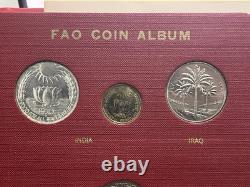 1968 FAO Coin Album Emissions Numismatiques Monedas Inspiradas 36 Coin Album