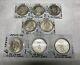 1968 Mexico 25 Pesos Olympic Commemorative. 720 Fine Lot Of 8. Over 4oz. Silver