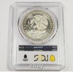 1968 Mo PCGS MS67 MEXICO SILVER Olympic Type 1 25 Pesos Coin KM 479 #48308A